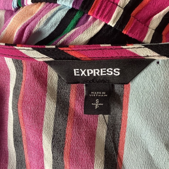 Express Striped Romper Size Small New - Picture 7 of 16